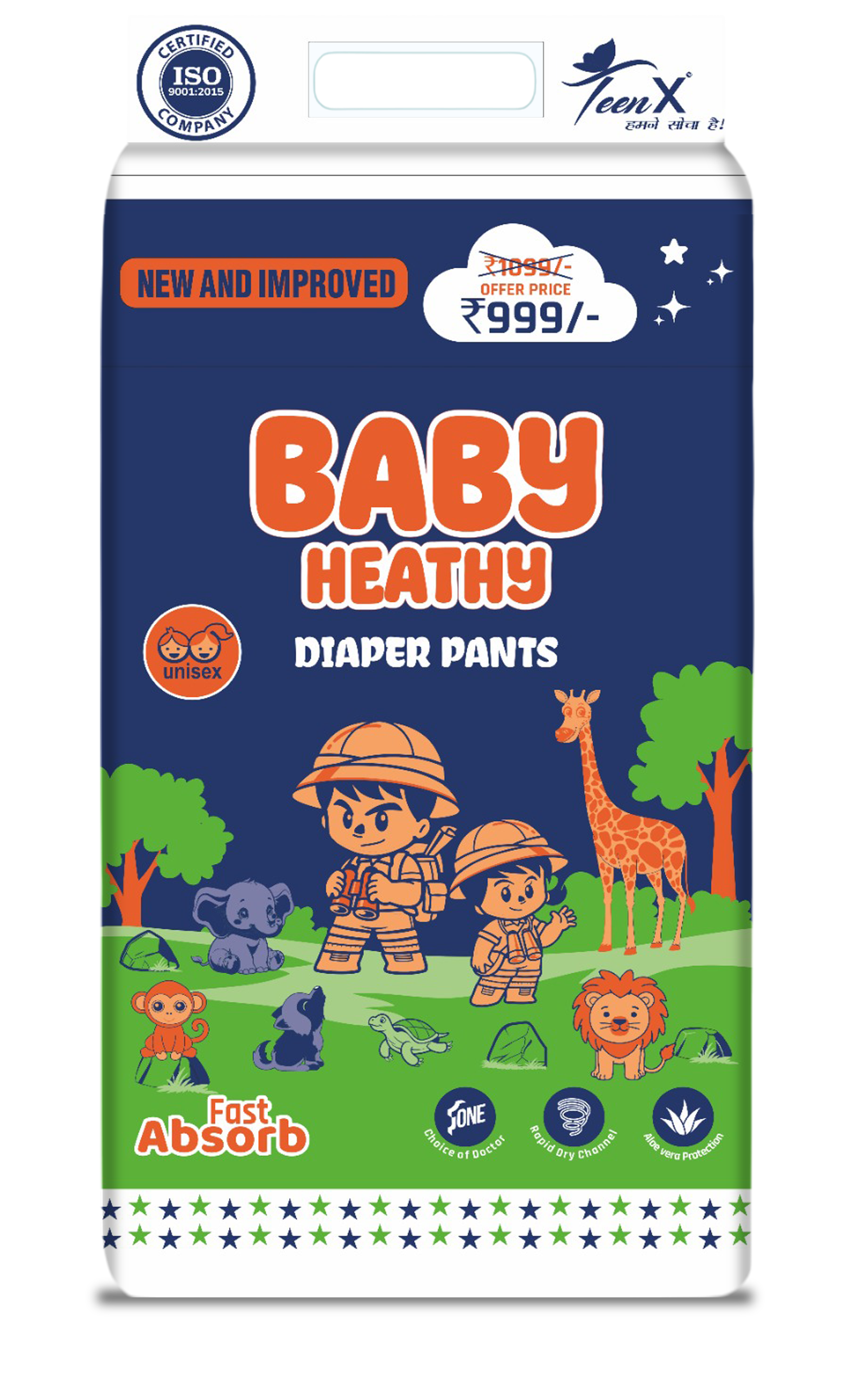 BABY HEALTHY DIAPER PANTS
